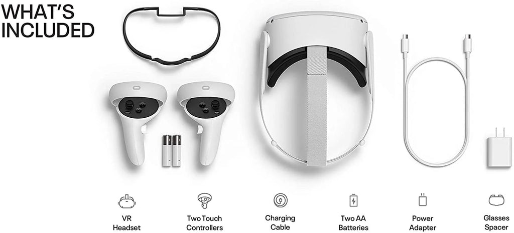 White 256GB Virtual Reality Gaming Headset K12869
