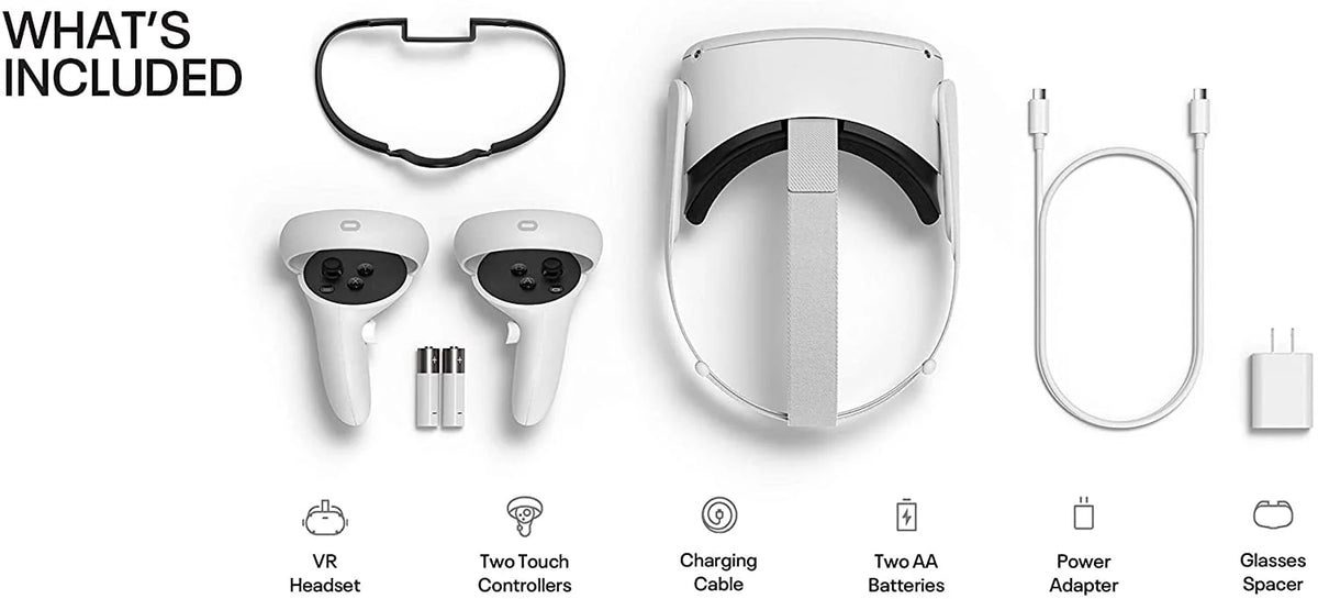 White 256GB Virtual Reality Gaming Headset K12869