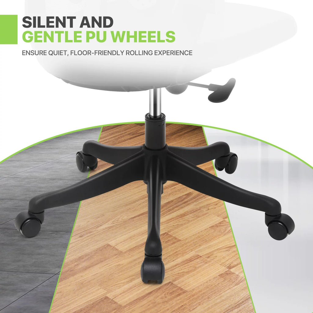 Black Adjustable Mesh Office Chair with Armrest K996