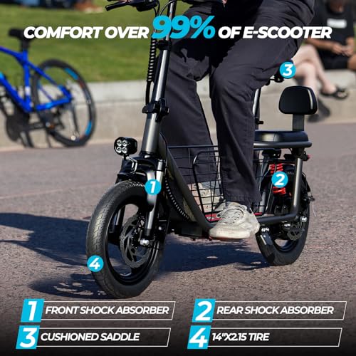 14” Tire 500W Electric Scooter with Seat Z81606