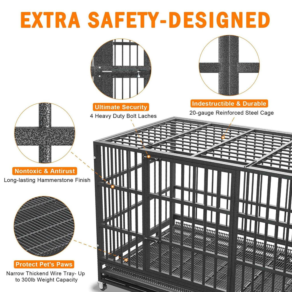 48/38 inch Heavy Duty Dog Crate I9396