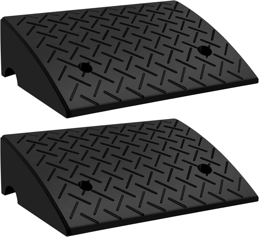 2PCS Rubber Car Curb Ramps E35122