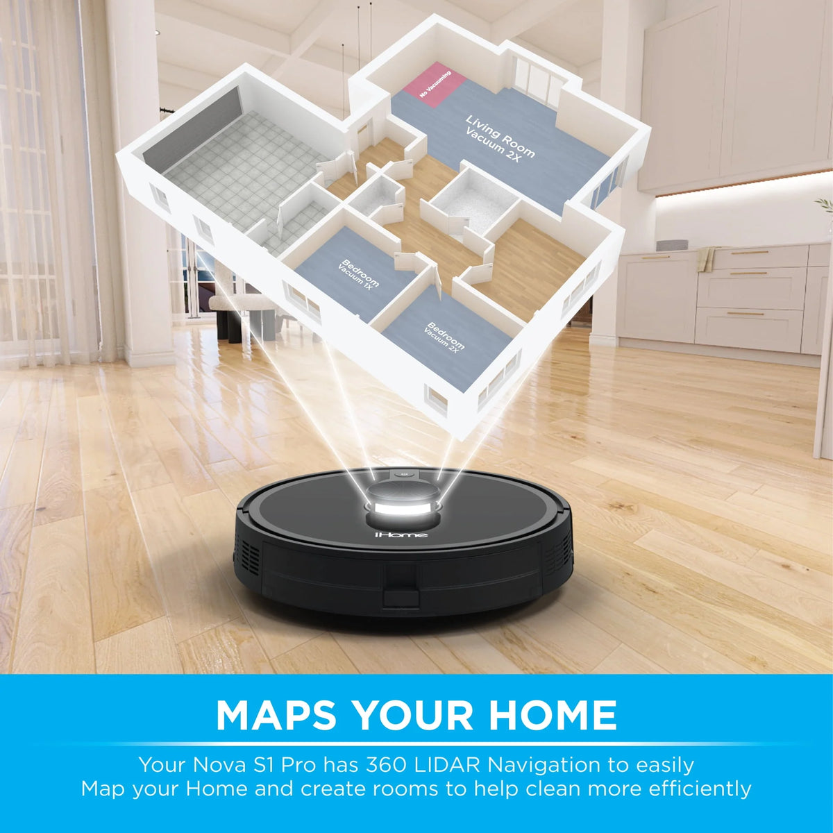 Self Empty Robot Vacuum K726152