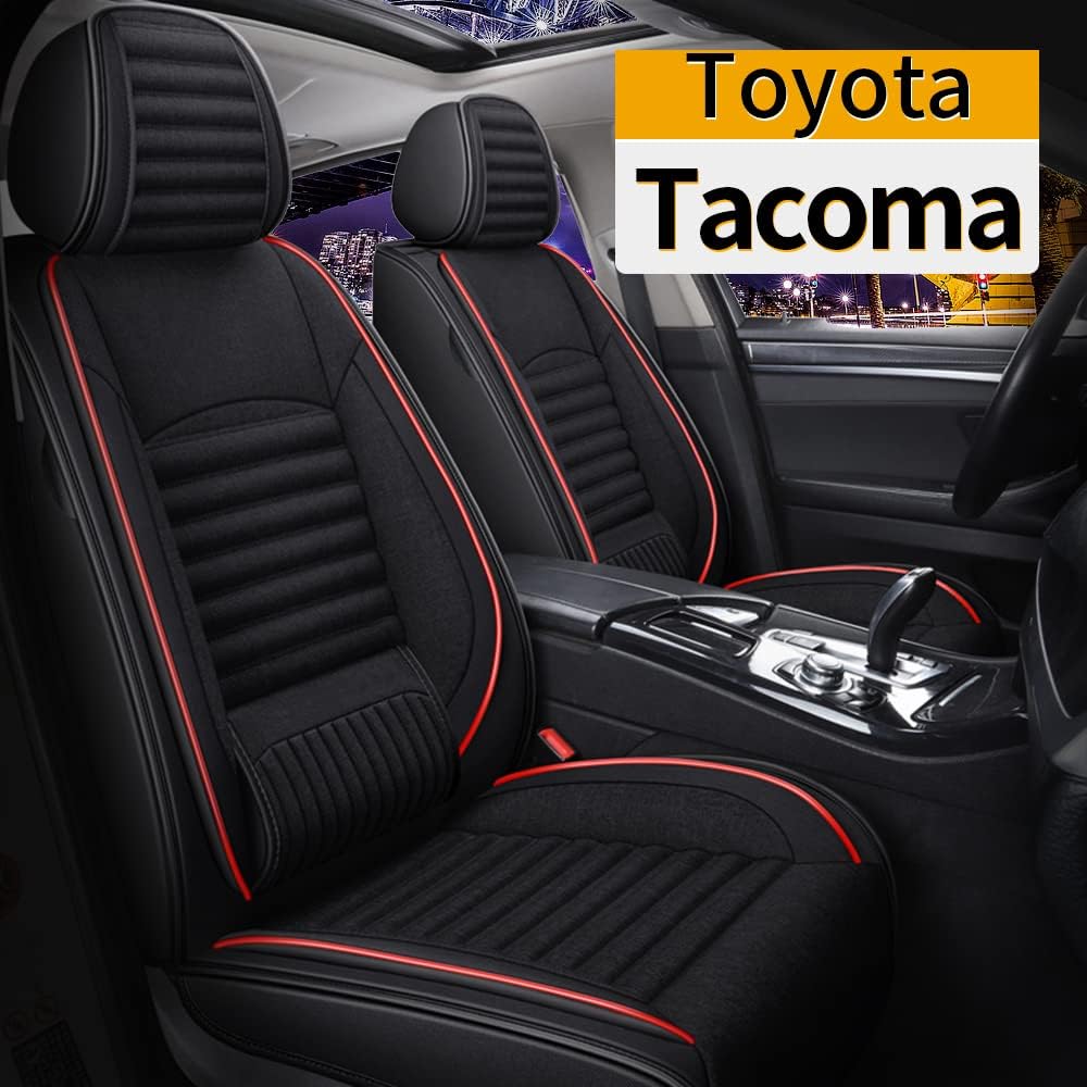 Car Seat Covers Full Set Linen Compatible with Airbag M88075