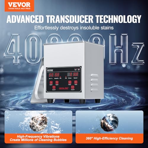 10L Stainless Steel Ultrasonic Cleaning Machine with Digital Timer & Heater N122