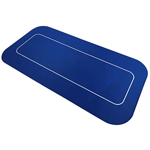 70" x 35" Portable Rectangle Rubber Foam Poker Table Top Z489491