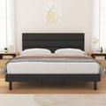 Queen Size Wingback Fabric Upholstered Bed Frame N192