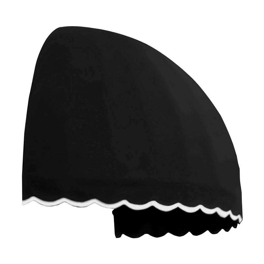 4' Black Window/Entry Awning C9805