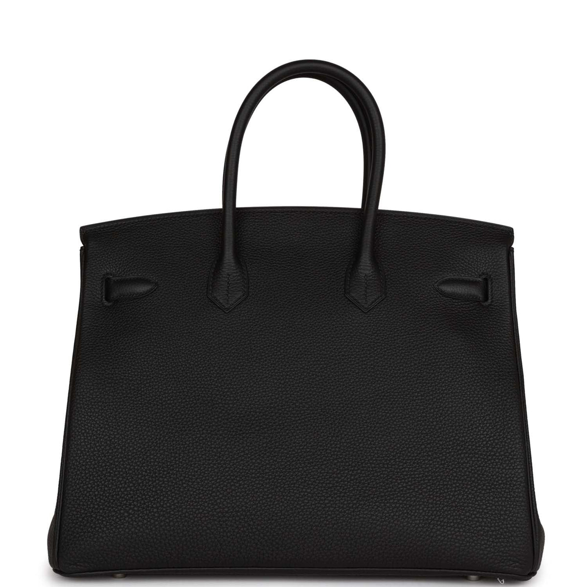 Black 35 Togo Leather Handbag O347