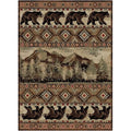 Multi Color Rectangle Area Rug Z219245