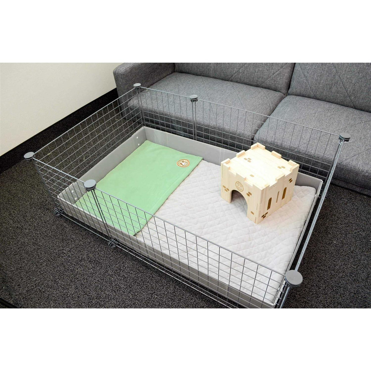 Guinea Pig Fleece Cage Liner Bedding U896351