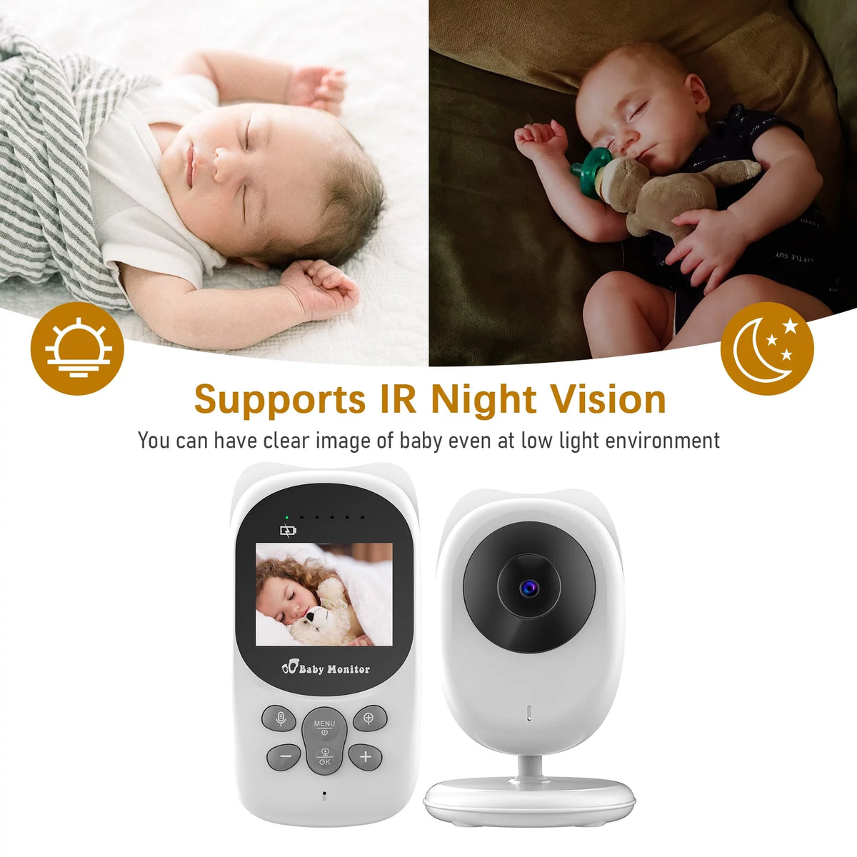 Wireless Digital Video Monitor with 2.4 Inch LCD Screen K81208