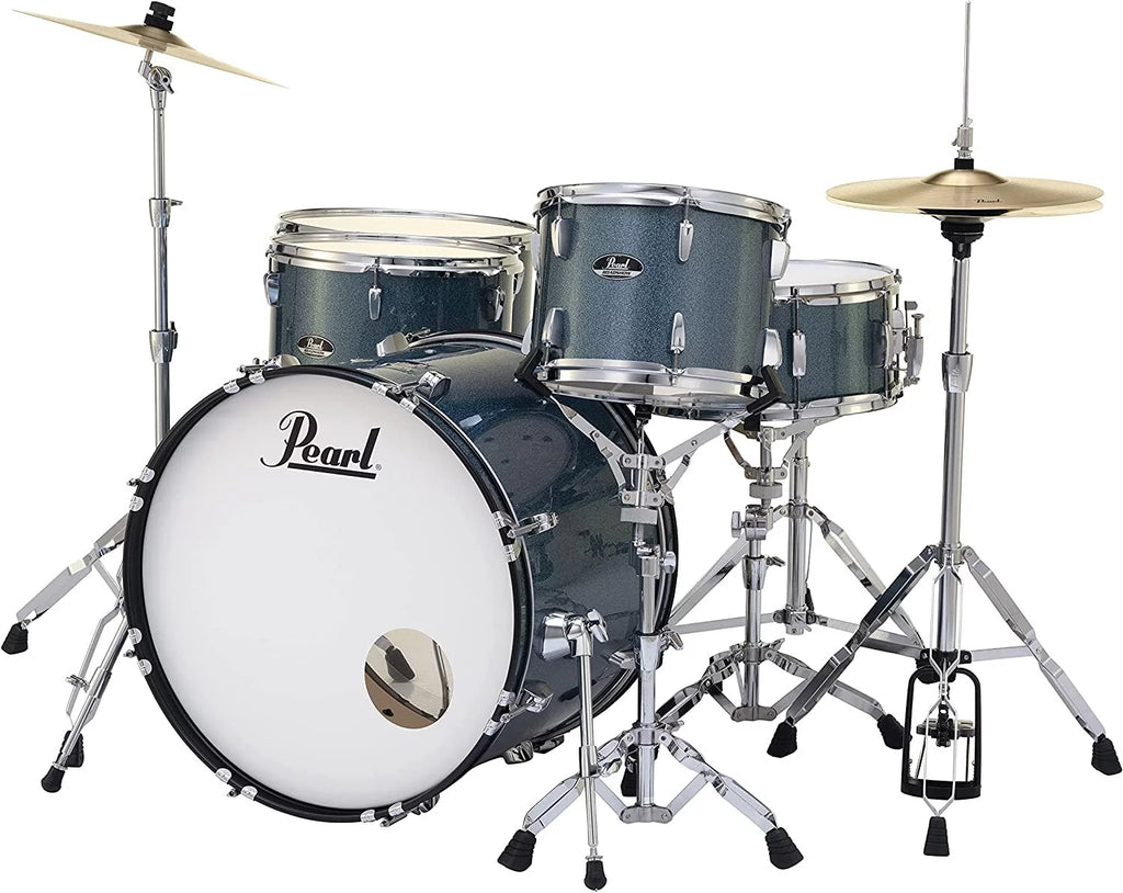 5 Piece Complete Drum Set with Hardware and Cymbals W9342