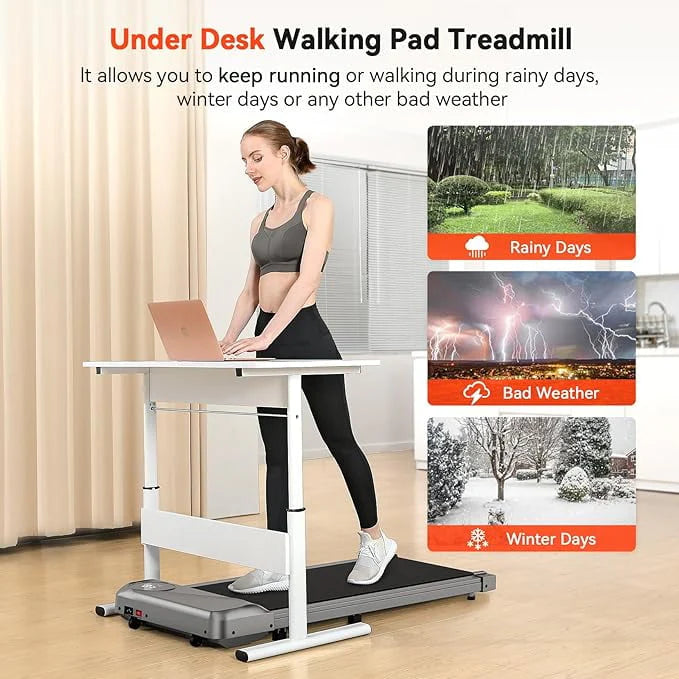 Walking Pad Treadmill 265 lbs Capacity 2.5HP E95783
