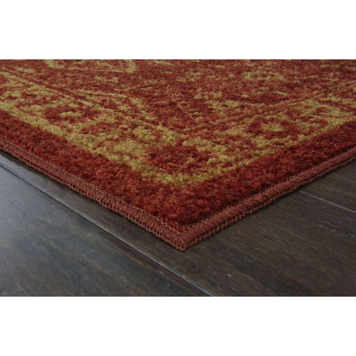 Red Gold 5' x 7' Area Rug N460842