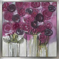 Framed Acrylic Painting Print on Canvas F9775
