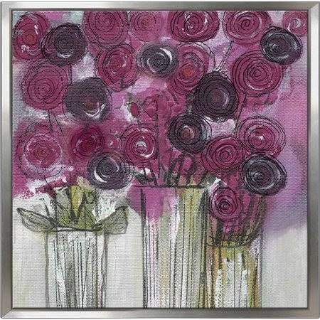 Framed Acrylic Painting Print on Canvas F9775