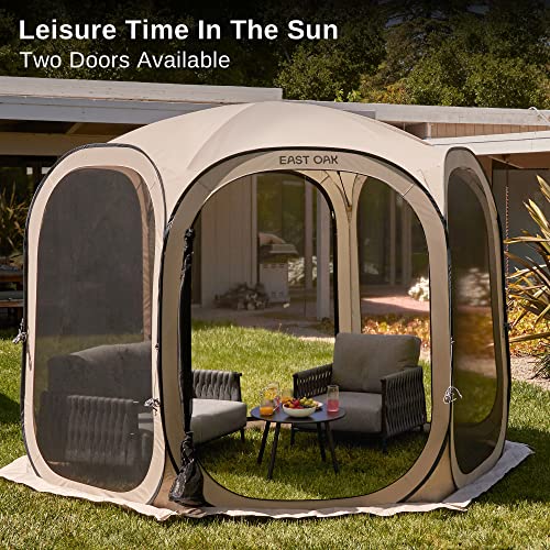 Pop-Up Screen House Tent 10 x 10 FT with Carry Bag F4357