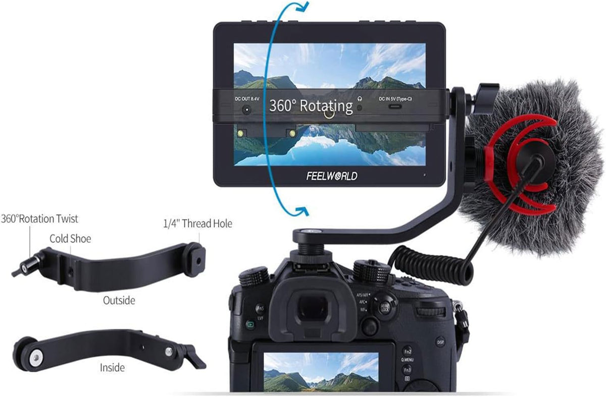 5.5 Inch Touch Screen DSLR Camera Field Monitor with 3D LUT C5564