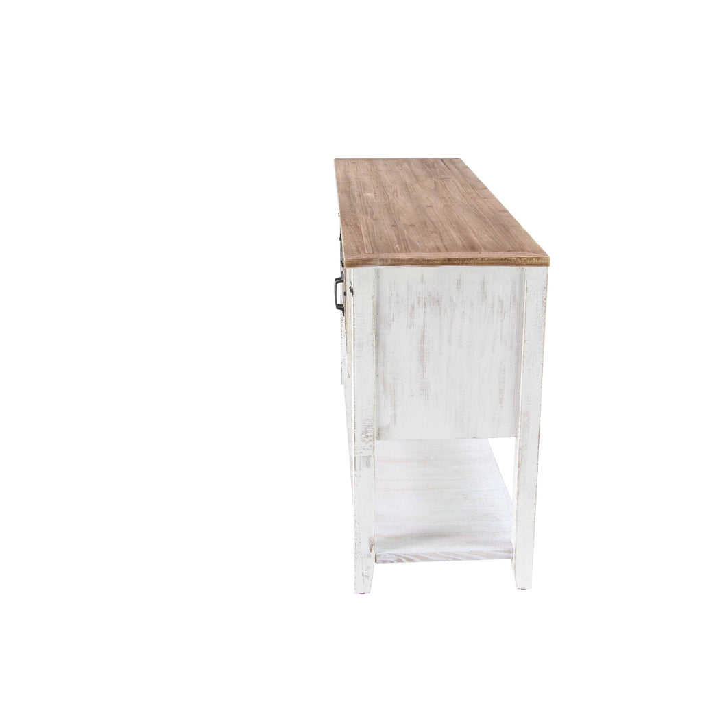 Wood and Metal Console Cabinet Y1364