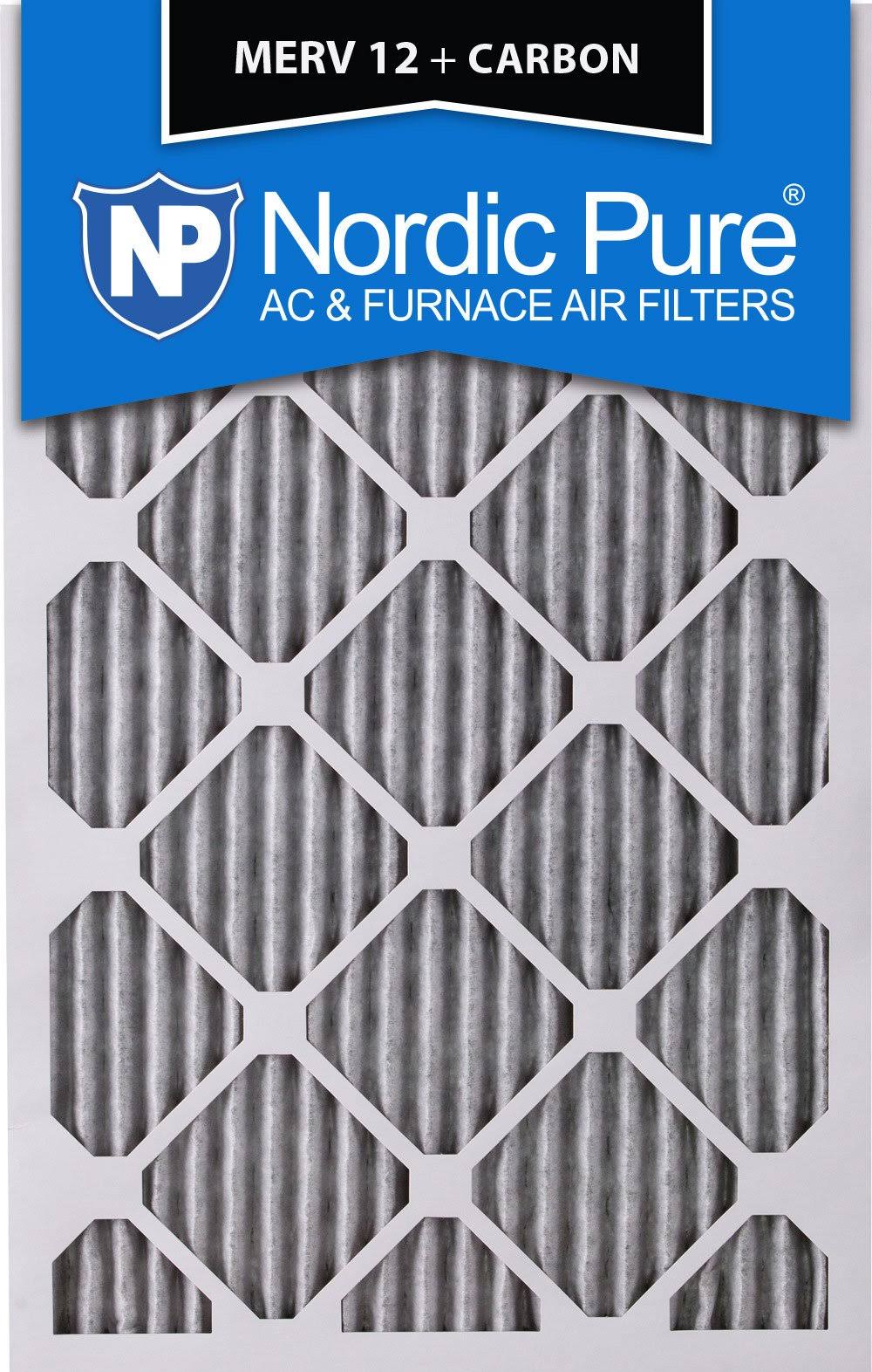 8x20x1 Pleated MERV 12 Carbon Air Filters QTY 24 R15858
