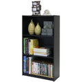 Espresso 3-Tier Bookcase Storage Shelves W5960