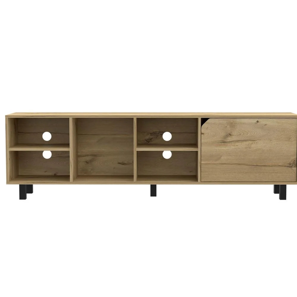 Light Oak Engineered Wood TV Stand Z87613