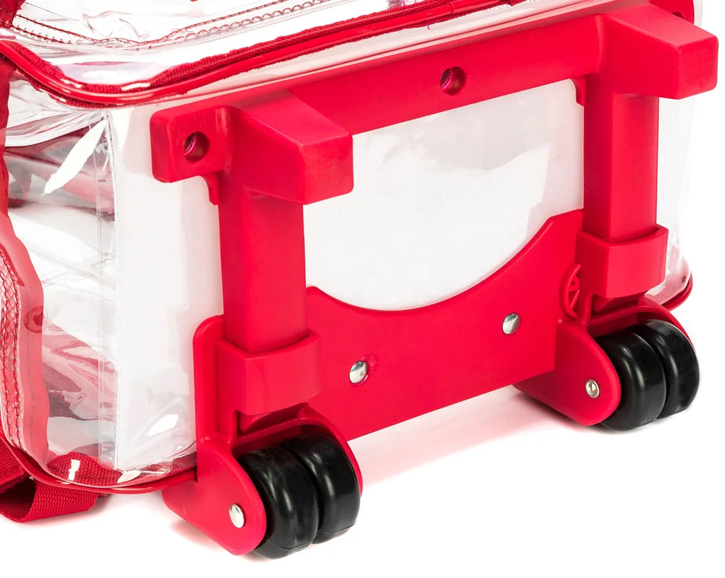 Clear 17" Rolling Backpack E23885