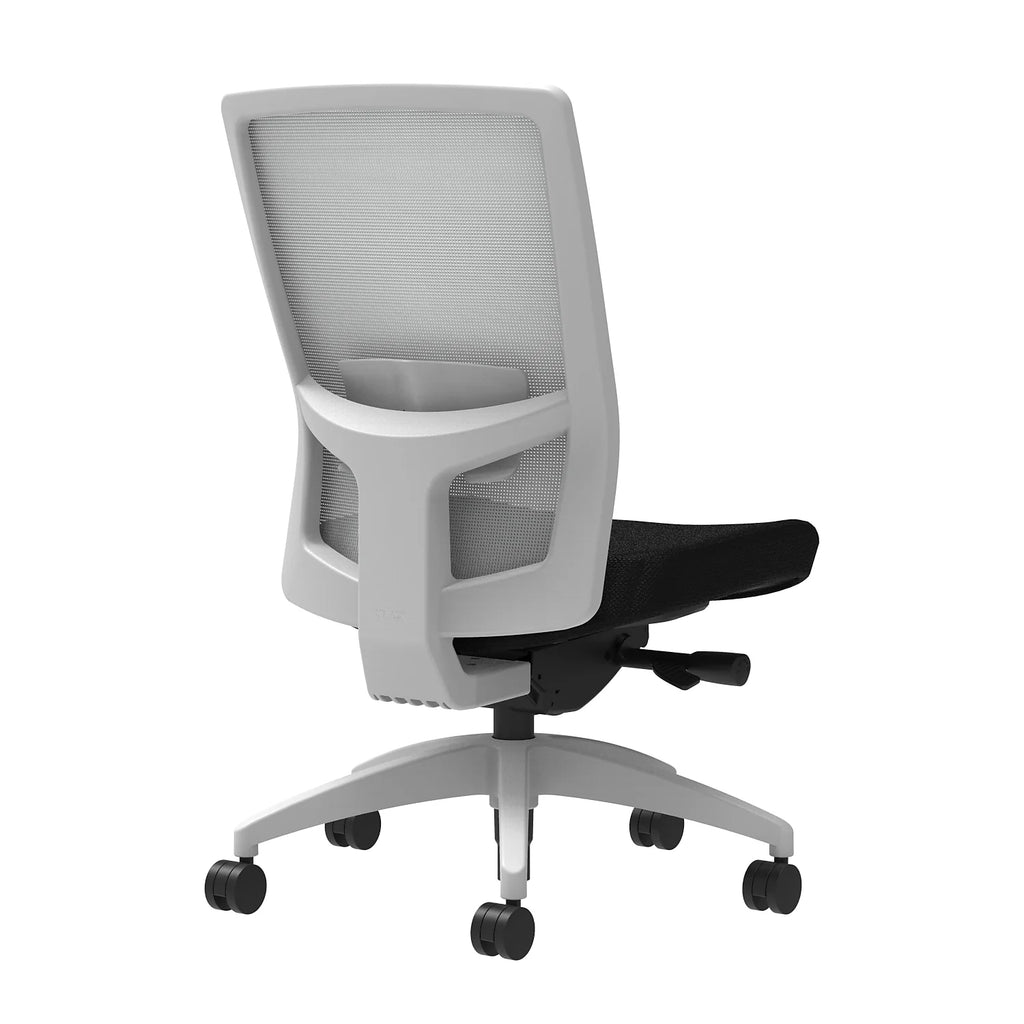 Black Fabric Task Chair with Adjustable Lumbar H746564