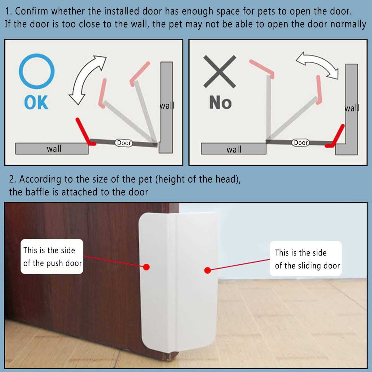 Automatic Lockable Pet Door T24049