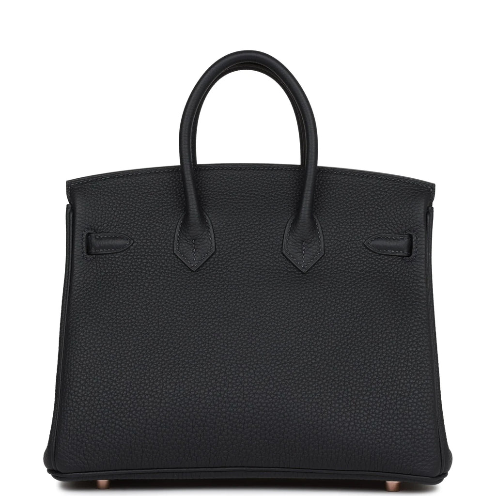 Birkin 25 Caban Togo Rose Gold Hardware L469015