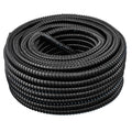 Flexible Corrugated Black PVC Split Tubing R2907