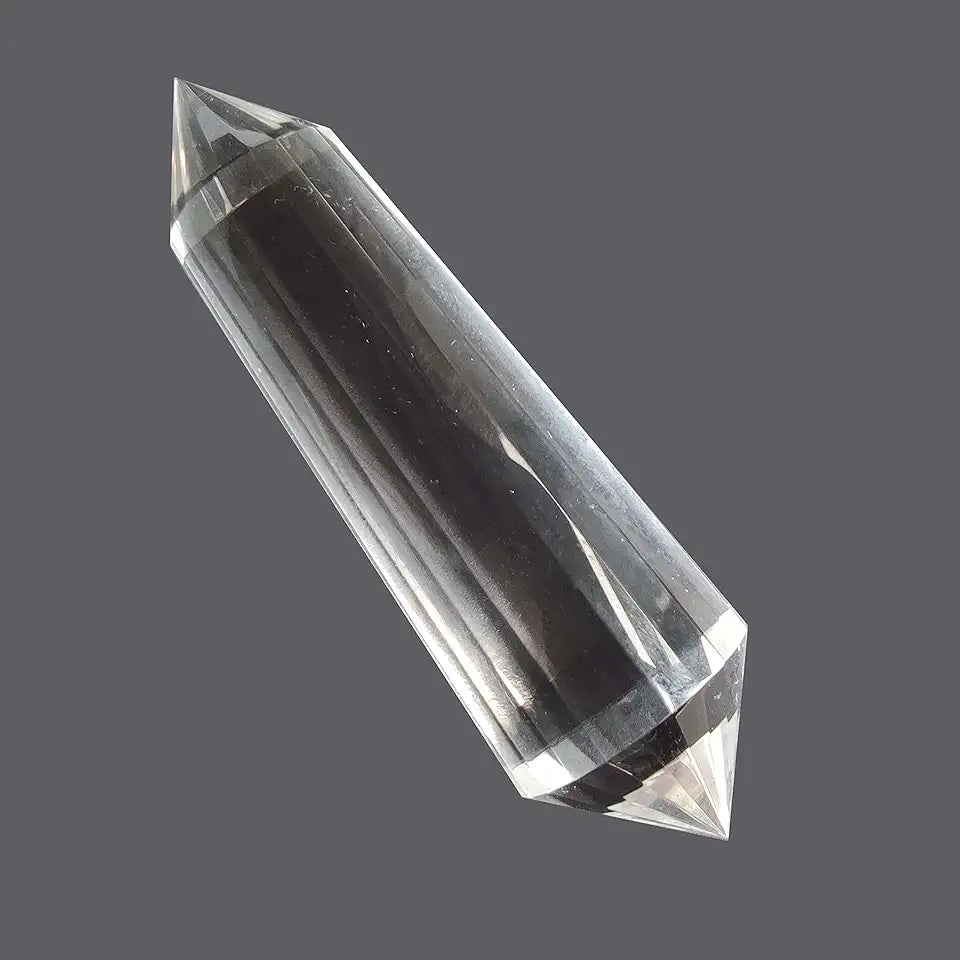 24 Sided Double Terminated Crystal Wand 3.15 Inch X467