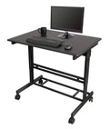Black Height Adjustable Standing Desk K9423