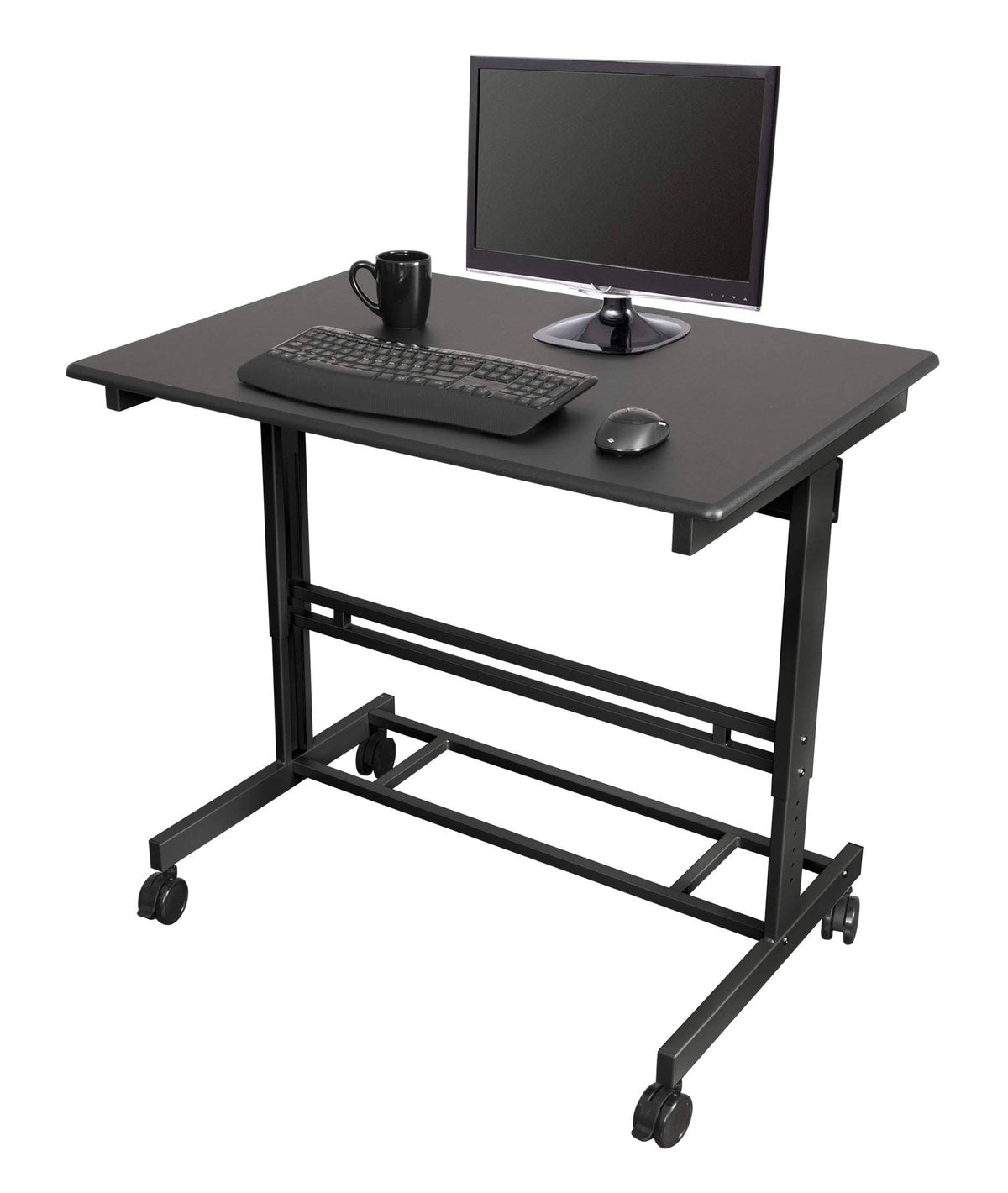 Black Height Adjustable Standing Desk K9423
