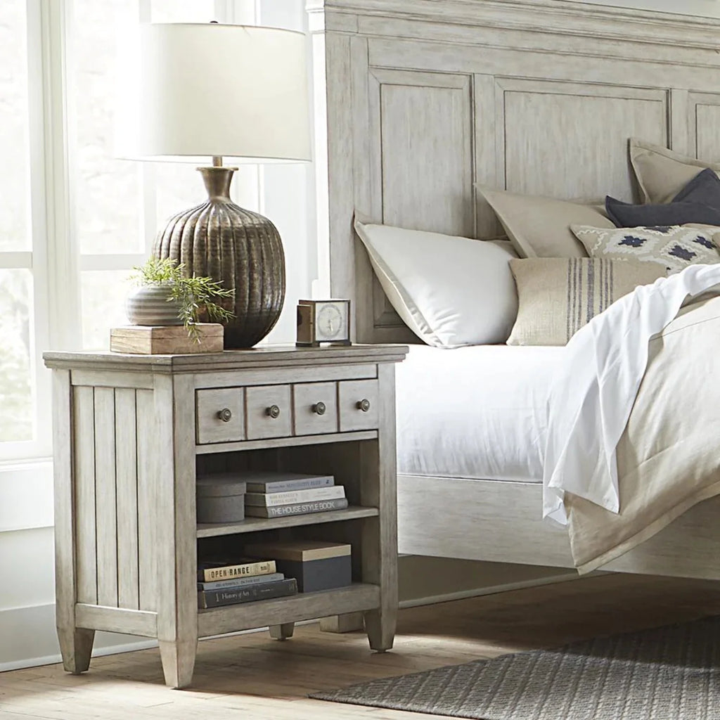 1 Drawer Night Stand with Charging Station Z7659