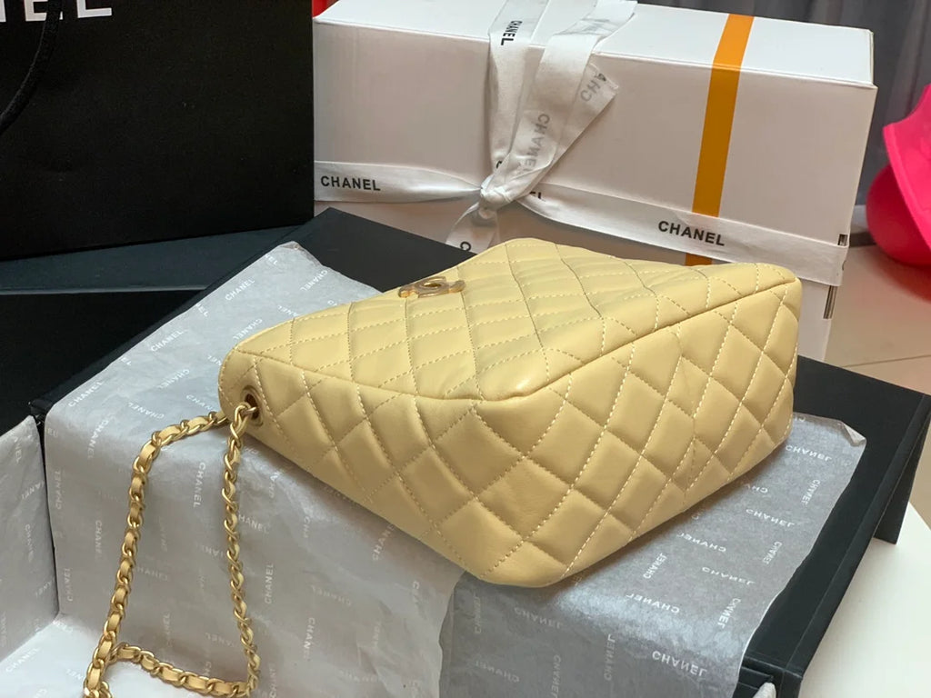 Beige Hobo Handbag S1044