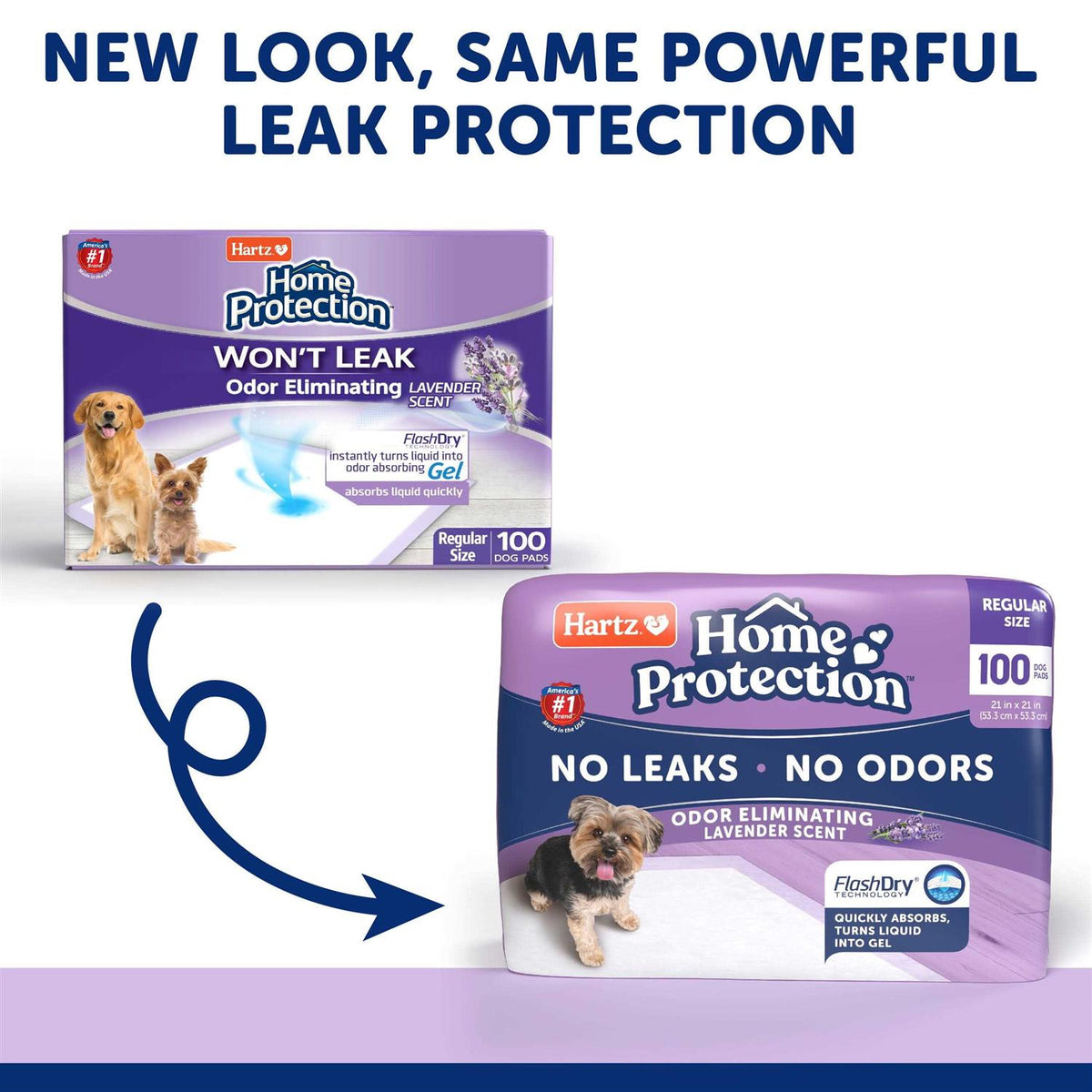 Lavender Scent Odor Eliminating Dog Pads U74036