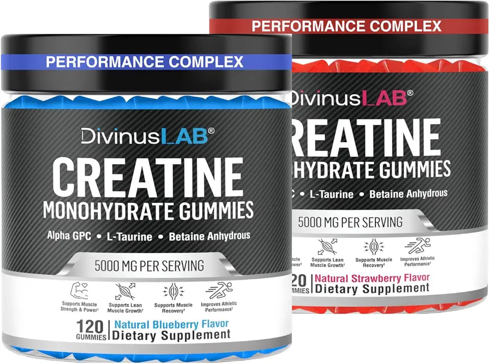 Strawberry & Blueberry Flavor Creatine Gummies F337506