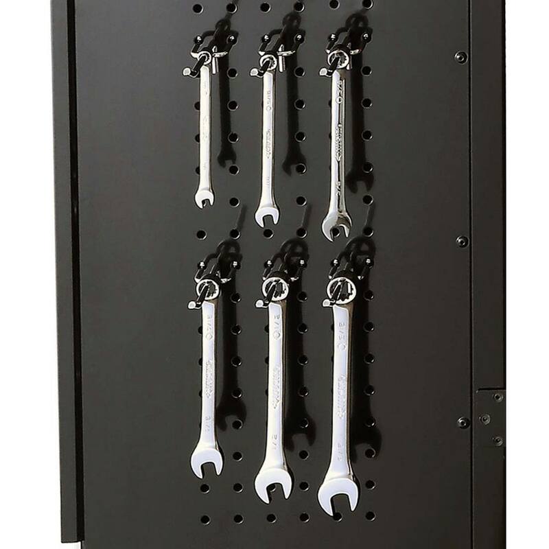 6-Piece Welded Steel Garage Storage System in Black A420723