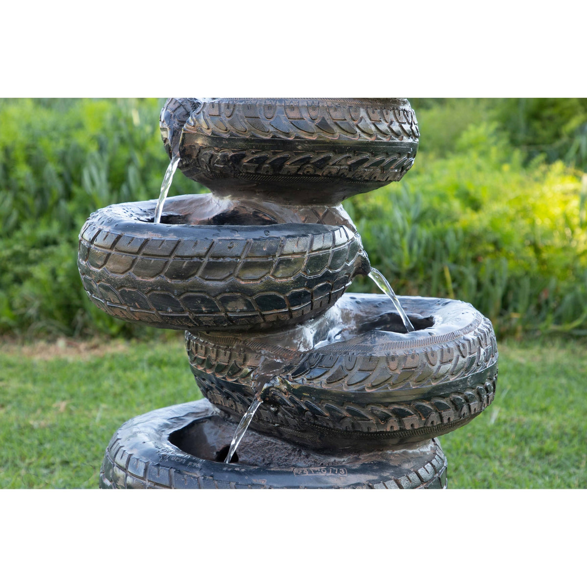 Cascading Fountain with LED Lights 31 inch Tall O3363