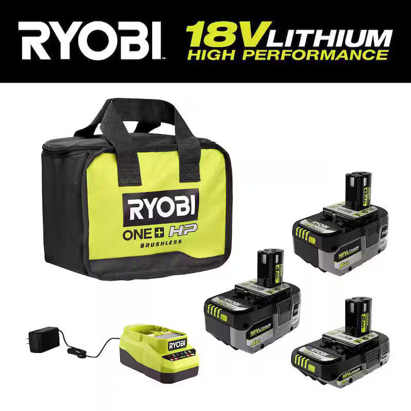 18V Lithium-Ion Starter Kit with 2.0 Ah, 4.0 Ah, 6.0 Ah Battery and Charger U79425
