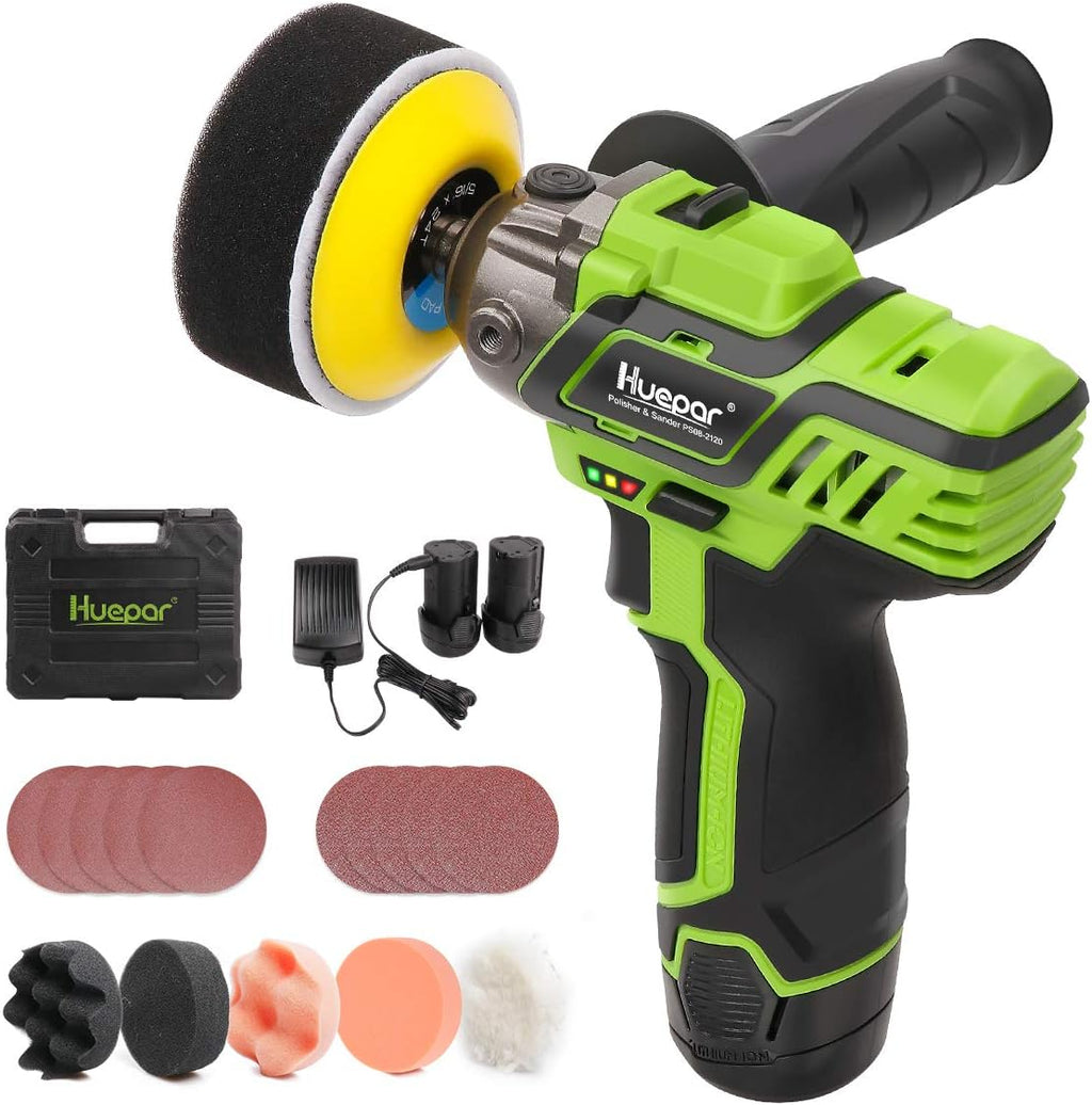 3-inch Cordless Variable Speed Polisher/Sander with 2 Li-ion Batteries Z529