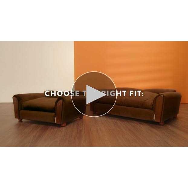 Microsuede Oak Pet Couch V4086