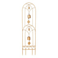 Wrought Iron Garden Trellis Arch 10" x 35" I953