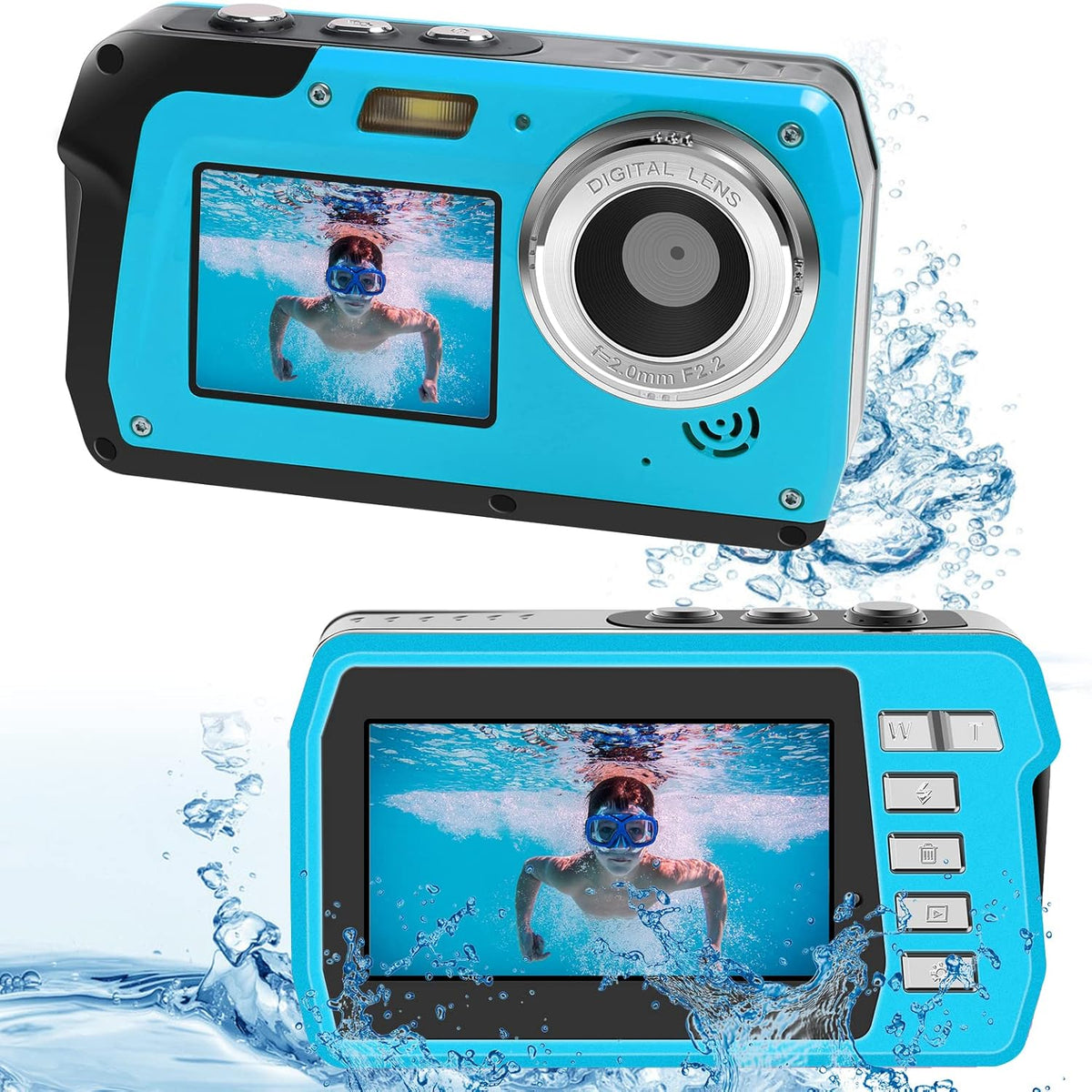 2.7K 48MP Waterproof Digital Camera 16X A34701