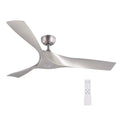 52" Farmhouse Ceiling Fan with Remote 6 Speeds Silver X710