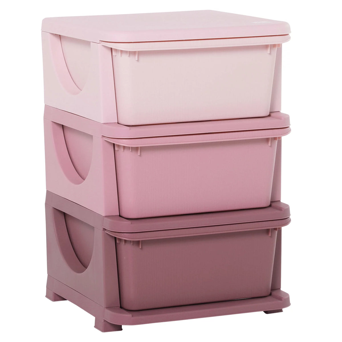 Blue 3 Tier Kids Storage Unit Dresser Tower G66025