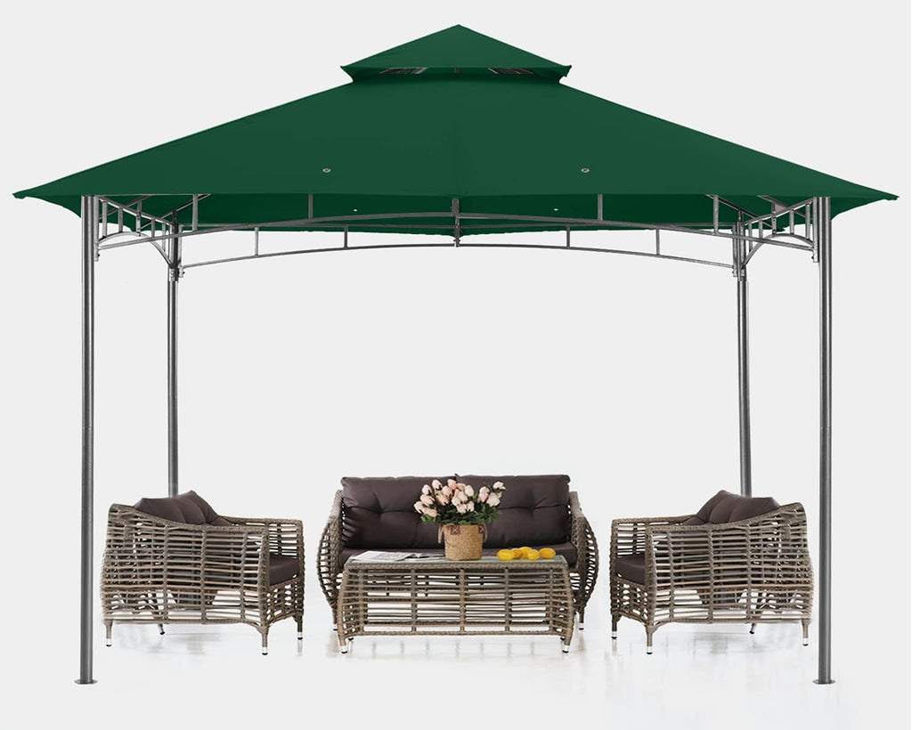 10x12 Dark Gray Outdoor Gazebo Canopy N576