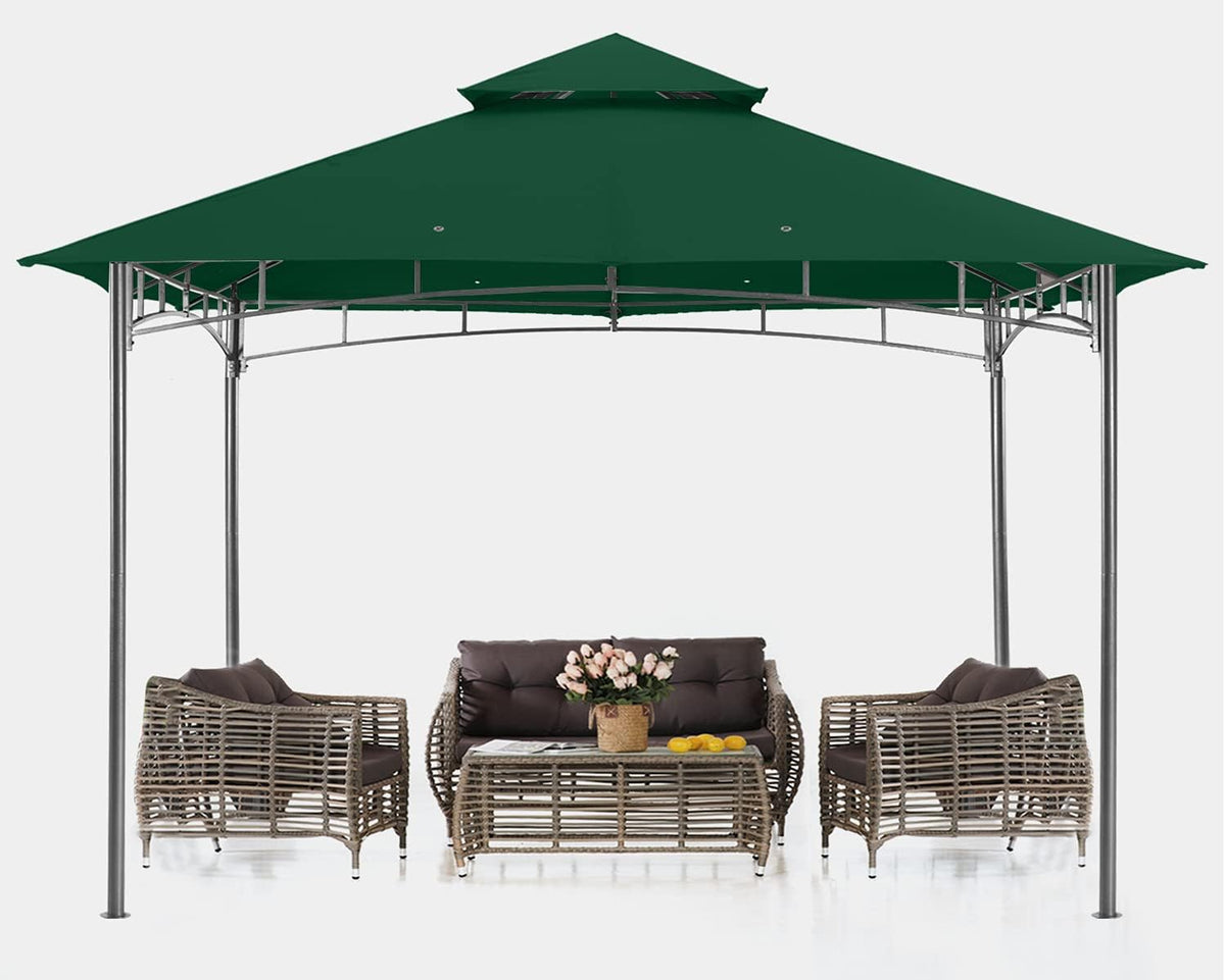 10x12 Dark Gray Outdoor Gazebo Canopy N576